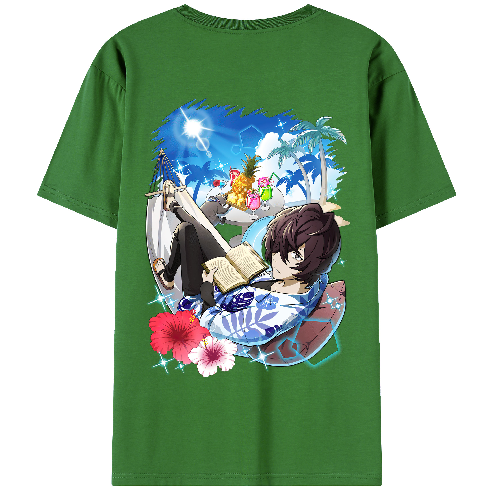 （画像用） 文豪ストレイドッグス Bungo Stray Dogs レディース半袖Tシャツ(バックプリント)